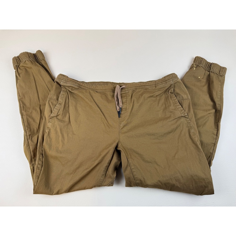 Athletic Jogger Hiking Pants Elastic Waist Brown XL Black Diamond